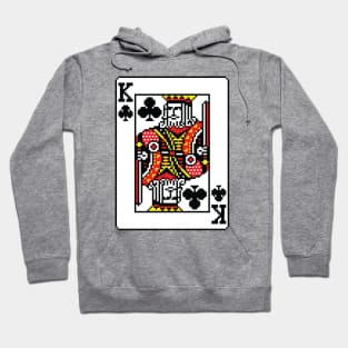 King of Clubs Pixel Art Hoodie